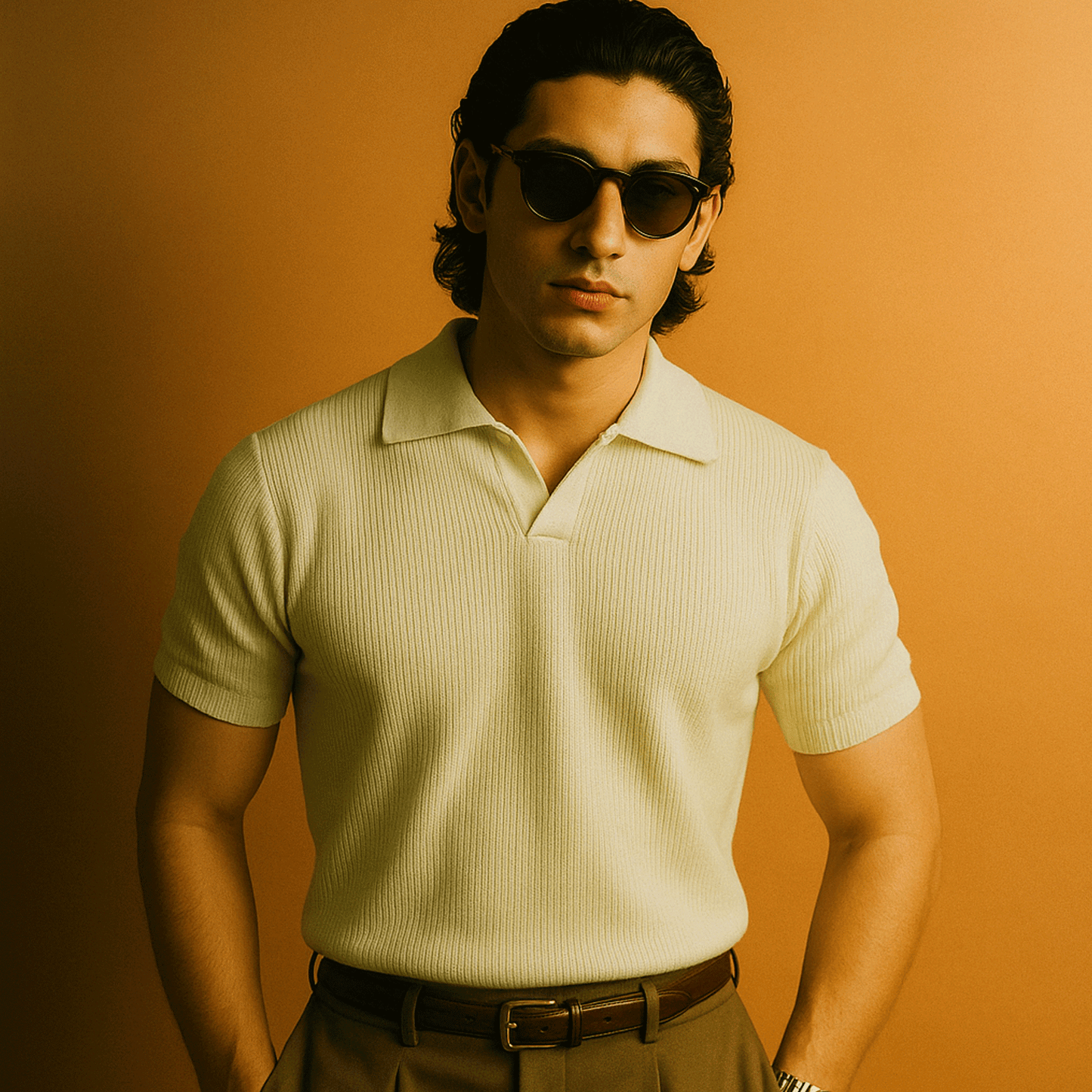 Scream Luxe Knit Shirt – Soft Cream Edition