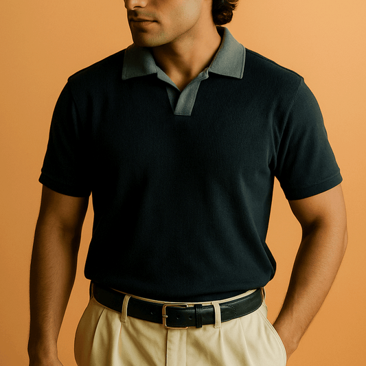 Scream Shadow Collar Shirt – Charcoal Cool (Men)