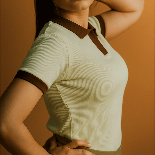 Scream PureForm Contrast Shirt – Ivory Mocha Blend (Women)