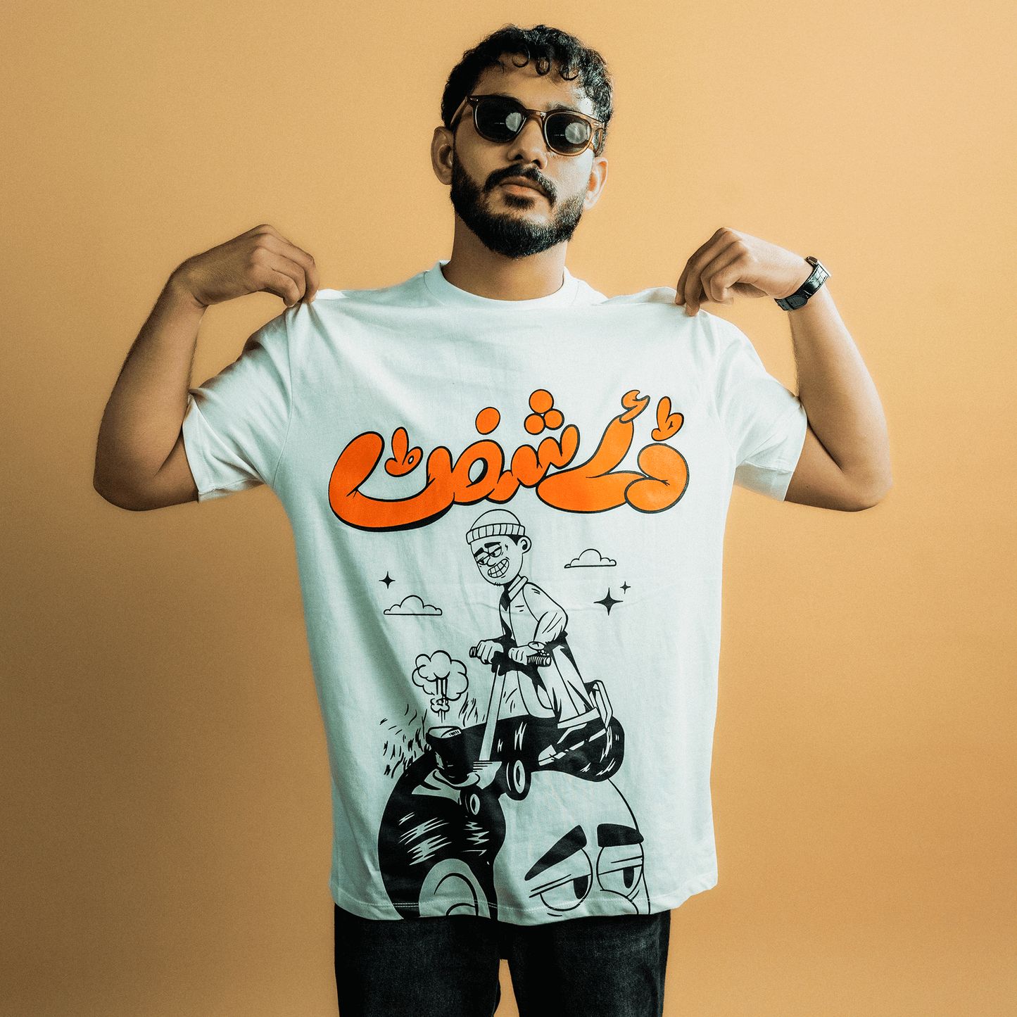 Day Shift Oversized Tee- indie Drop