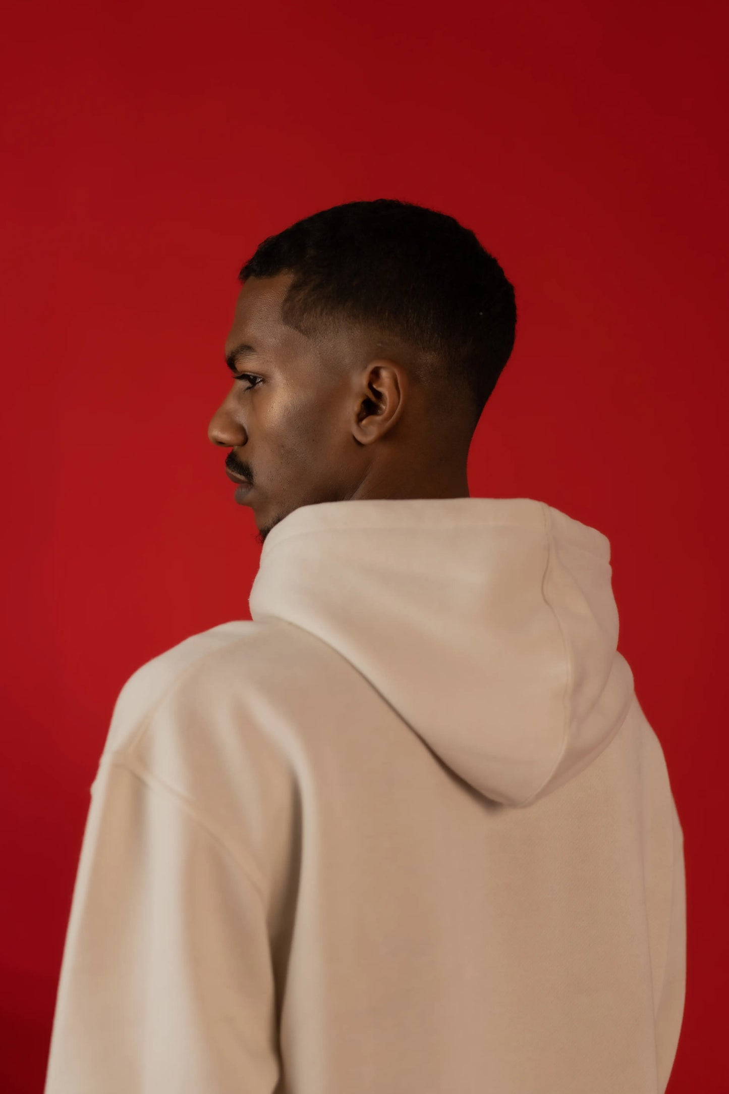 OFF WHITE DROP SHOULDER HOODIE