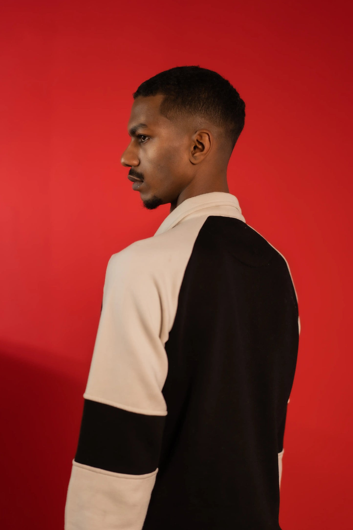 RAGLAN SLEEVES POLO ZIPPER