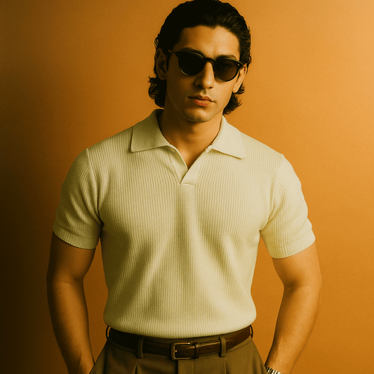 Scream Luxe Knit Shirt – Soft Cream Edition