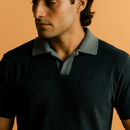 Scream Shadow Collar Shirt – Charcoal Cool (Men)