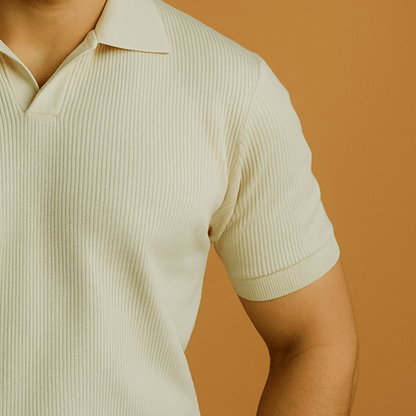 Scream Luxe Knit Shirt – Soft Cream Edition