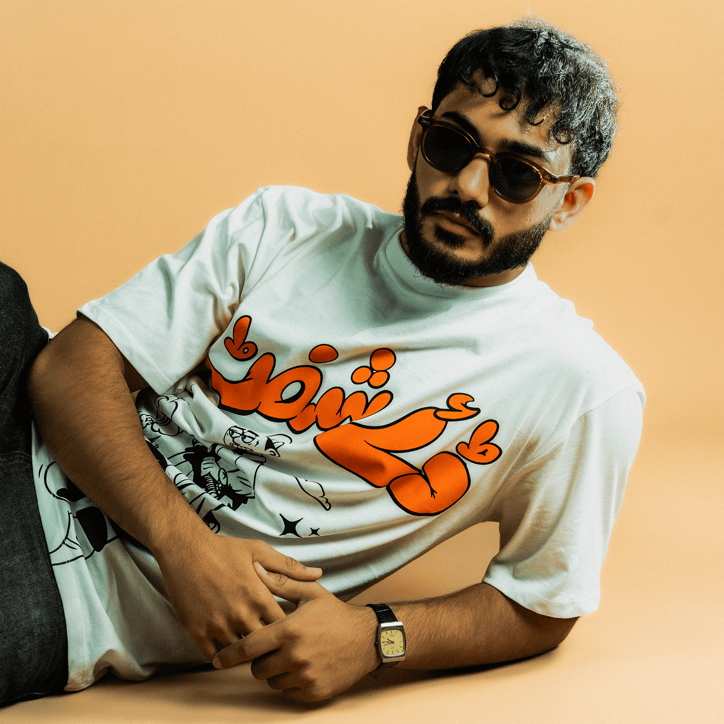 Day Shift Oversized Tee- indie Drop