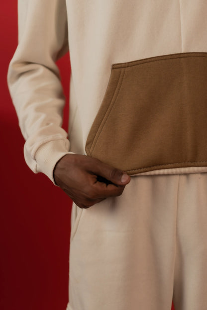 OFF WHITE DROP SHOULDER HOODIE